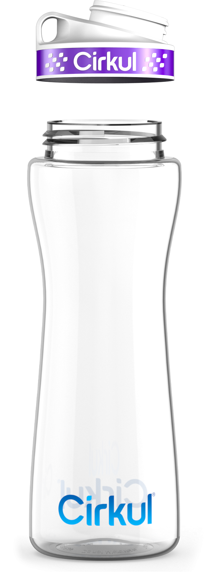 Custom 22oz. Plastic Bottle & Comfort Grip Lid - QJ3U