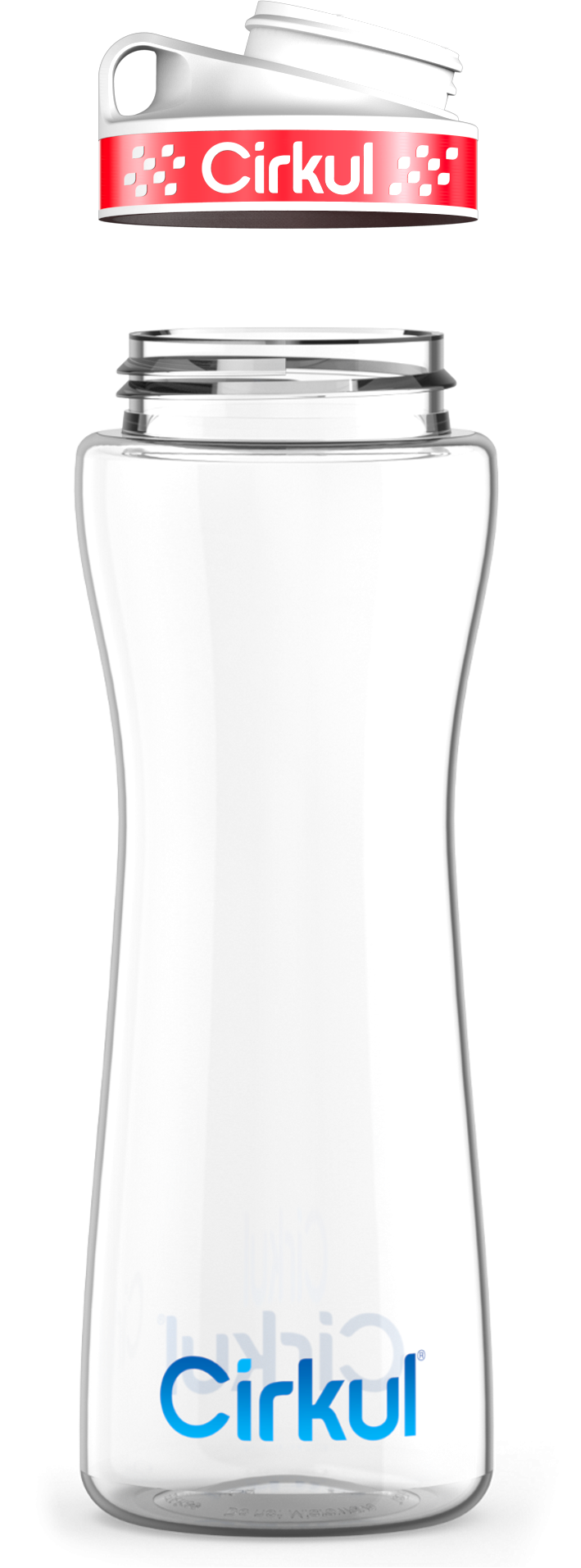 Custom 22oz. Plastic Bottle & Comfort Grip Lid - QJ3U