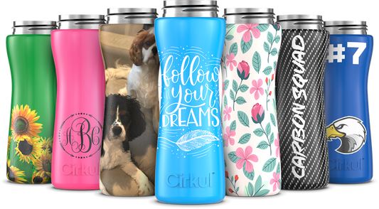 Custom 22oz. Stainless Steel Bottle & Comfort Grip Lid - U8JY