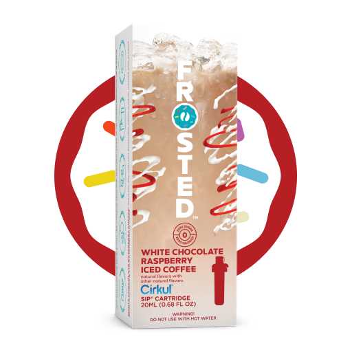 Frosted White Chocolate Raspberry Iced Coffee - JW4T